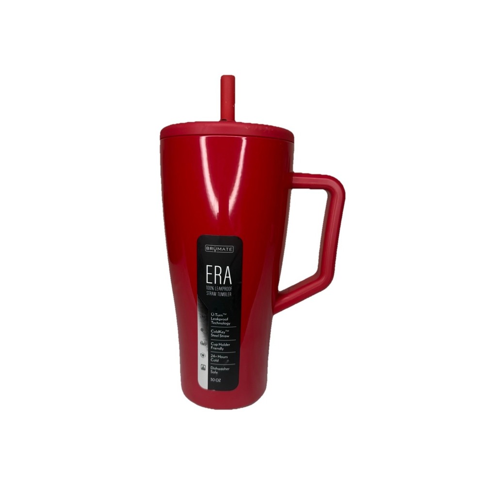 BruMate Era 30 oz. Straw Tumbler in Maraschino!